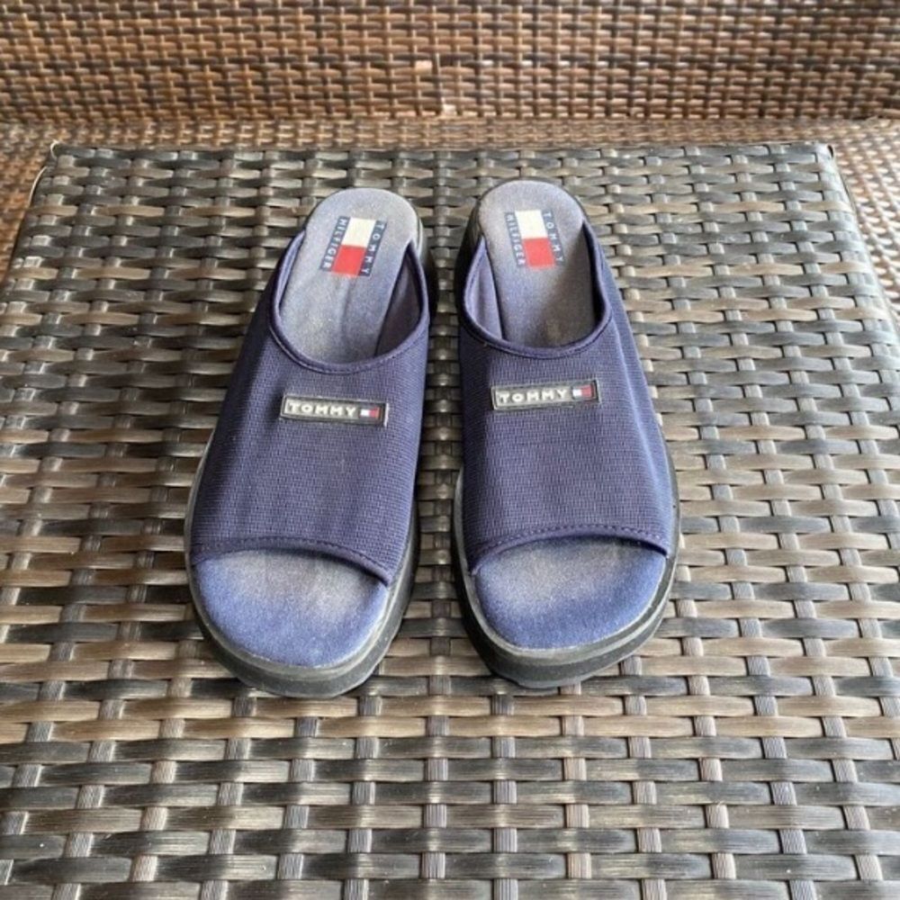 Tommy Hilfiger Y2K, vintage platform sandals